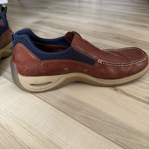 Cole Haan Men's Nike Air Driving Loafers Brown Leather Slip On Shoes Size 12 - Picture 9 of 9